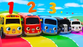 Five Little Babies | 3D Car Sing | Nursery Rhymes & Kids Songs - Baby Car Songs TV