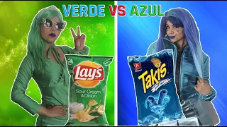 DESAFIO chica AZUL VS chica VERDE / Mali y Emita