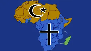 Islam VS Christianity VS Traditional Religions | Ages of Conflict Timelapse