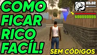 COMO FICAR RICO *MILIONARIO* NO GTA SAN ANDREAS - SEM CÓDIGOS