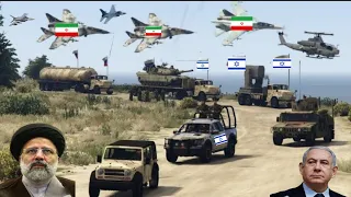 Irani Fighter Jets & War Helicopters Attack on Israeli Army Convoy | Israel vs Hamas War - GTA 5