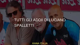 Tutti gli addii di Luciano Spalletti