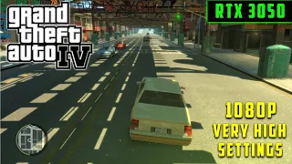 GTA 4 - Acer Nitro 5 i5 11400H RTX 3050 VERY HIGH Settings Gameplay