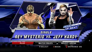 WWE SmackDown VS Raw 2010 PS3 - Rey Mysterio VS Jeff Hardy [2K][mClassic]