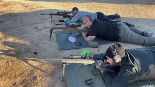 Shooting a 18" plate at 1300 yards 6.5x47 Lapua