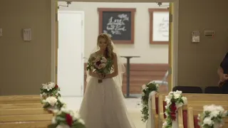 Bride Sings as She Walks Down the Aisle | Hard not to cry