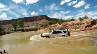 Toyota 4Runner White Rim Water Crossing