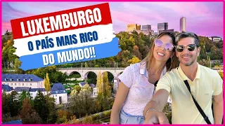 Visitamos o país mais RICO do mundo: LUXEMBURGO é OUTRO NÍVEL!