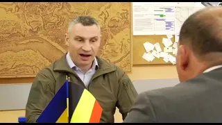 Віталій Кличко зустрівся з мером Брюсселя Філіпом Клозом, який приїхав до Києва