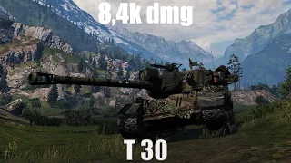 Epic World of Tanks Battle: T30 Dominates with 8.4k Damage!