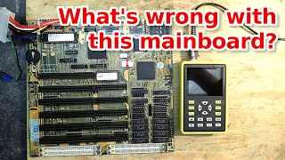 Let's repair a mystical issue with an old 386 mainboard