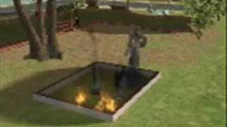 Sims 2- Mrs Crumplebottom finally dies :D