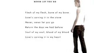 Dima Bilan - Never Let You Go (Lyrics)