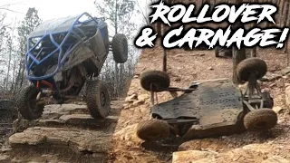 RZR & X3 Carnage & Rollover at Hawk Pride!