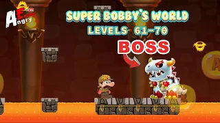 Super Bobby's World - Levels 61-70 + BOSS / Gameplay Walkthrough (Android, iOS)