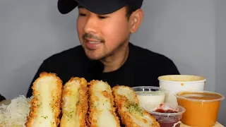 ASMR MUKBANG (No Talking) | Pork Cutlet with Melted Mozzarella Cheese, Pork and Chicken Katsu