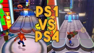 Crash Bandicoot N Sane Trilogy PS4 VS PS1 Comparison Gameplay