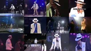 Michael Jackson Smooth Criminal 12 Live Versions Synced Together