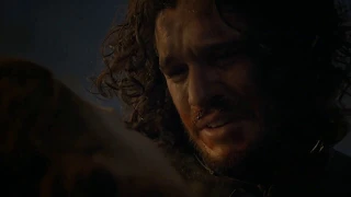 Game Of Thrones-  Jon Snow saves Castle Black from Wildlings