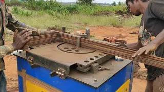 column ties or beam stirrups bending in bar bending machine