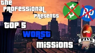 Top 5 worst missions in GTA Online