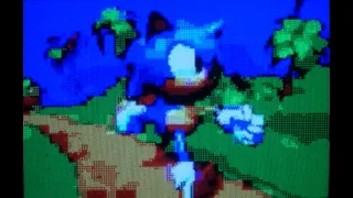 ZX Spectrum 128k + DivIDE : "Sonic 3D Blast Intro" 2022 (Real Hardware Recording)