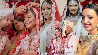 Dalljiet kaur marriage with nikhil patel | daljit kaur wedding | sanaya Irani barun sobti  came |