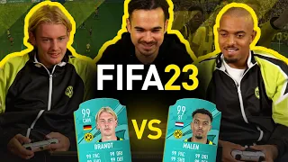 "My Malen is not in shape today!" | Julian Brandt vs. Donyell Malen | FIFA 23