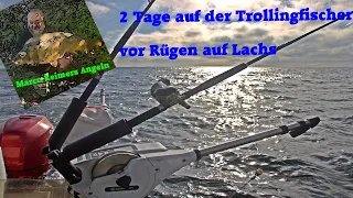 --- Start der Trollingsaison 2022 --- 2 Tage auf Lachs mit der Trollingfischer vor Rügen.