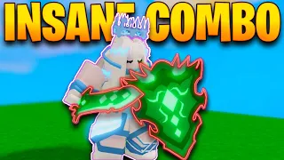 Aery with NEW Emerald Shield & Sword is BROKEN - Roblox Bedwars