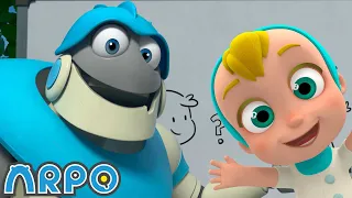 Como Gatinhar, sendo Bebê | ARPO o Robô em Português | Desenho Animados para Bebês