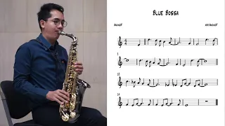 Blue Bossa (Easy Solo) for Saxophone