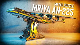 Metal Model Antonov AN-225 Mriya | Metal Time Puzzle | Speed Build & Review | ASMR