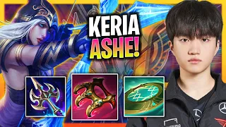 KERIA IS SO GOOD WITH ASHE! | T1 Keria Plays Ashe Support vs Bard!  Season 2024