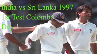 India vs Sri Lanka 1997 1st Test Colombo Day 1