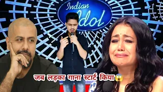 जब ये लड़का गाना स्टार्ट किया सब जज हैरान 😱 sasta Idol | Abhi mujhme kahin Gautam raj official