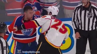 Deryk Engelland vs Milan Lucic Oct 12, 2016