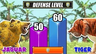 Big Cat Family Defense Comparison | Animal Tier List [S1] | SPORE