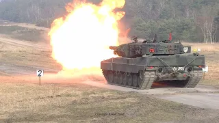 Bundeswehr PzBtl33 Goldener Schuss mit Panzer Leopard 2 120mm Bergen-Hohne Lange Version Extended