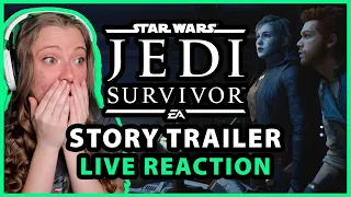 IT'S MERRIN!! OMG IT'S HER! | Jedi: Survivor Story Trailer | Live Reaction