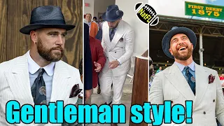 UNBELIEVABLE! Travis Kelce makes Surprising Fashion choice as he attend Kentucky Derby