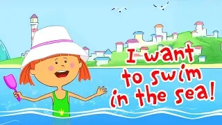 The Little Princess - I want to swim in the sea! - Animation For Children