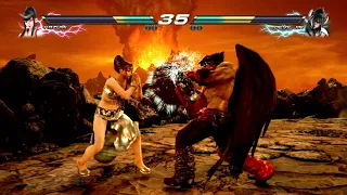 Kazumi vs Devil Jin Tekken 7 Gameplay