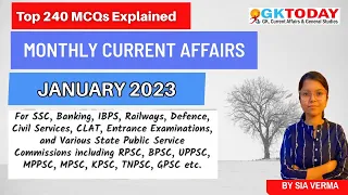 January 2023  Full Month Current Affairs | GK Today Monthly Current Affairs