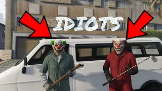 Two Idiots in Clown Costumes playing GTA V!