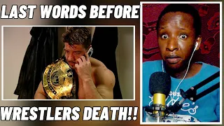 [NASSHREACTS] WWE Wrestlers Last Words Before Their Death [WWE REACTION]