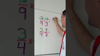 Multiplicação entre FRAÇÕES é muito fácil, aprenda agora com o Mr Bean da Matemática #Shorts #shorts