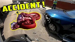 ACCIDENT CÂND MERGEAM CU MOTOCICLETA !!!!