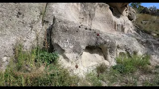Вардзия - пещерный город-монастырь в Грузии