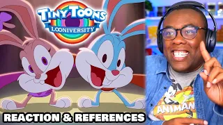 TINY TOONS Looniversity Trailer REACTION & REFERENCES
